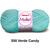 Lã Fio Mollet Círculo 100g 200m Novelo - Tricô e Crochê 1/2 550 - Verde Candy
