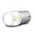 Lâmpada LED 1 Polo Trava Reta BA9-69 12V 2W Luz Branca Aplicação Lanterna e Freio Branco