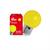 Lâmpada Led Bolinha 1w Colorida 127v E-27 Kit 2und Amarelo