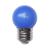 Lâmpada LED Mini Bulbo 1W Diversas Cores Azul