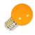Lâmpada LED Mini Bulbo 1W Diversas Cores Laranja
