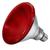 Lampada par 38 80w 127v  vermelho Vermelho