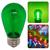 Lâmpadas Luz Led Retrô Coloridas De Filamento Bolinhas Decoração 1w S14 110v  61464 Verde