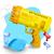Lançador Bolhas De Sabão Brinquedo Infantil Maquina Elétrica De Bolha Para Criança Amarelo