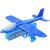Lançador de avião Planador Criança Brinquedo  de espuma Unissex Azul