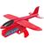 Lançador de avião Planador Criança Brinquedo  de espuma Unissex Vermelho