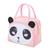 Lancheira Bolsa Térmica Alça de mão Infantil 3D  Panda