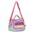 Lancheira Luluca Térmica Escolar Infantil Juvenil Youtuber Meninas Feminina Bolsa Transversal Mini M LU24013 Holográfico