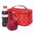 Lancheira Termica Adulta 3 Litros Bag Freezer Bebida Camping Vermelho