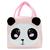 Lancheira Térmica Infantil Escolar Lanche Bolsa Animais Panda Rosa