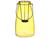 Lanterna Decorativa Vidro 15x26,5cm Inova Vitry Amarelo