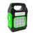 Lanterna Lampião Portátil Led Solar Recarregável Usb Camping Verde