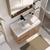 Lavatório Pia Para Banheiro Jade de Mármore Sintético 59cm Branco