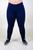 Leging azul marinho lisa plus size Azul