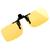 Lentes Clip On Polarizadas Para Óculos Proteção U V 400 Amarelo