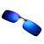 Lentes Clip On Sobrepõe Óculos Polarizada e com Proteção UV400 Azul