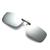 Lentes Clip On Sobrepõe Óculos Polarizada e com Proteção UV400 Espelhado