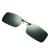 Lentes Clip On Sobrepõe Óculos Polarizada e com Proteção UV400 Verde escuro