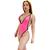 Lingerie Body Provocante Maiô Cavado Fio Dental Praia Rosa