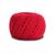 Linha Amigurumi 100% Algodão Novelo com 254 Metros e 492 Tex Circulo p/ Crochê e Tricô Vermelho Carmim - 3528