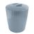 Lixeira 5 Litros Cesto De Lixo Groove Cozinha Banheiro - LX 715 Ou Azul glacial