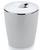 Lixeira 5 Litros Cromo Vitra Cesto De Lixo Banheiro Cozinha Lavabo - LX 550 Ou Branco