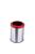 Lixeira Aço Inox 15 Litros Cozinha Banheiro Aro Plástico Vermelho