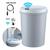 Lixeira Automática Recarregável Usb 5L Sensor Proximidade Inteligente Banheiro Cozinha Escritório Cinza
