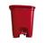 Lixeira Cesto de Lixo Para Cozinha E Banheiro Com Pedal 14 litros Vermelho