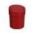 Lixeira Click 5 Litros Plástica Cesto De Lixo Automático Pia Cozinha Press - 10908 Coza Vermelho