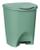 Lixeira Com Pedal Cesto de Lixo 7,5 Lts P/ Banheiro Cozinha Verde