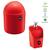 Lixeira de pia 4L e dispenser porta detergente UZ cozinha kit lixinho de pia VERMELHO