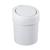 Lixeira de Pia para Cozinha Banheiro Coza Brinox Cesto Lixo de Bancada 5 Litros Click Branco
