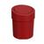 Lixeira de Pia para Cozinha Banheiro Coza Brinox Cesto Lixo de Bancada 5 Litros Click Vermelho