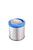 Lixeira Inox Basculante 20 Litros Tampa Com Cor Flip Top Azul