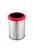 Lixeira Inox Com Aro Plástico 30 Litros Lixo Reciclável Vermelho