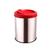 Lixeira Inox Com Tampa Flip-Top (Basculante) 15 Litros Vermelho