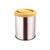 Lixeira Inox Com Tampa Flip-Top (Basculante) 15 Litros Amarelo