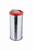 Lixeira Inox Com Tampa Flip-top Basculante 25 Litros Lixo Laranja