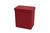 Lixeira Plástica 2,5 litros, linha Single, marca Coza, 16,4 x 11,8 x 18,5 cm (CxLxA) Vermelho Bold