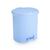Lixeira Rattan Com Pedal 15 Litros Cozinha Banheiro Lavabo  Azul