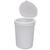 Lixo Cozinha Plastico 5 Litros Pia De Banheiro Resistente Branco