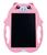 Lousa Lousinha Mágica Infantil LCD Tablet Quadro Bichinhos Divertidos Com Caneta Rosa porquinho
