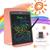 Lousa Mágica Infantil Digital Tablet Escrita Colorida Para Desenho Criança, Anotações Notas Escritório LCD 12" (Polegadas) Rosa