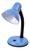 Luminária Abajur De Mesa Base Flexível Dobrável E27 Escritório azul