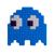 Luminária Abajur Fantasma Pac Man Videogame Retrô Geek Decoração Presente Fantasminha Pacman Inky Azul
