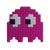 Luminária Abajur Fantasma Pac-Man Videogame Retrô Geek Decoração Presente Fantasminha Pacman Pinky Rosa