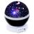 Luminária Abajur Gira Projetor Colorido De Estrelas Céu Galaxia Lua Infantil - Biashop Preto