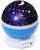 Luminária Abajur Star Master Lua Estrela Usb Galaxy Lighting Azul