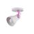 Luminária de Teto Spot de Sobrepor Direcionável Octa Plus Design Moderno Quarto Sala 1 lâmpada E27 Bivolt Pink
